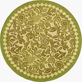 Courtyard CY4025A NATURAL BROWN / OLIVE 5 3 Round Area Rug Courtyard CY4025A NATURAL BROWN / OLIVE 5 3 Round Area Rug