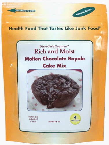 Dixie Carb Counters Molten Chocolate Royale Cake Mix by Dixie Diner