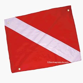 Scuba Dive Flag With Stiffener Scuba Maxs