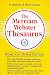 The Merriam-Webster Thesaurus (Paperback)