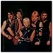 Judas Priest - Group Shot on Black - RETRO AUTHENTIC 80s Sticker / Decal