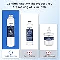 GLACIER FRESH Compatible with Samsung DA29-00020B Refrigerator Water Filter