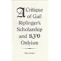 A Critique Of Gail Riplinger's Scholarship And KJV Onlyism
