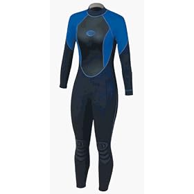 Bare Womens 3/2mm Attack Full Scuba Diving Wetsuit
