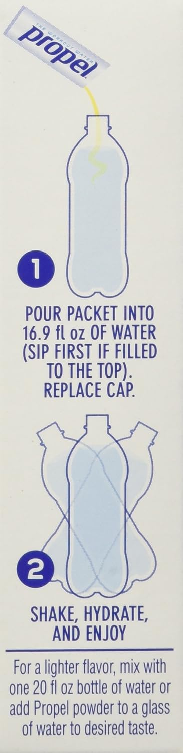 Amazon.com : Gatorade Propel Powder Sticks Lemonade, 10-Count ...