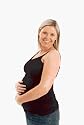 Breastfeeding and Maternity Top with integrated Maternity / Nursing Bra - Tank Black