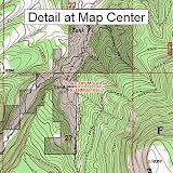 USGS Topographic Quadrangle Map - Broke Off Mountain, New Mexico (Folded/Waterproof)