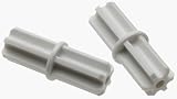 ClosetMaid 75651 SuperSlide Hanging Bar Connector, White, 2-Pack