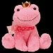 Ty Beanie Babies Kissable - Pink Frog with Crown Beanie Baby