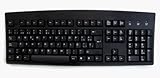 Spanish language USB full size keyboard in black