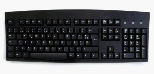 Accuratus Spanische Tastatur (USB-Anschluss, volle Gr&ouml;&szlig;e), schwarz (UK Import) Preisvergleich