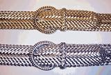 Women's Shiny Woven Belt by CTM