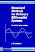 Numerical Methods for Ordinary Differential Systems: The Initial Value Problem