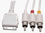 Composite AV Cable for Apple iPhone 3G, iPod Nano and iPod Touch(Support 3G iPhone Firmware 2.2)