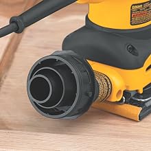 DEWALT D26441K 2.4-AMP Orbital 1/4-Sheet Sander with Cloth Dust Bag