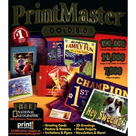 PrintMaster Gold 8.0 by Broderbund