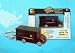 UPS United Parcel Service Keychain - Package Car W/LIGHTS & Sound