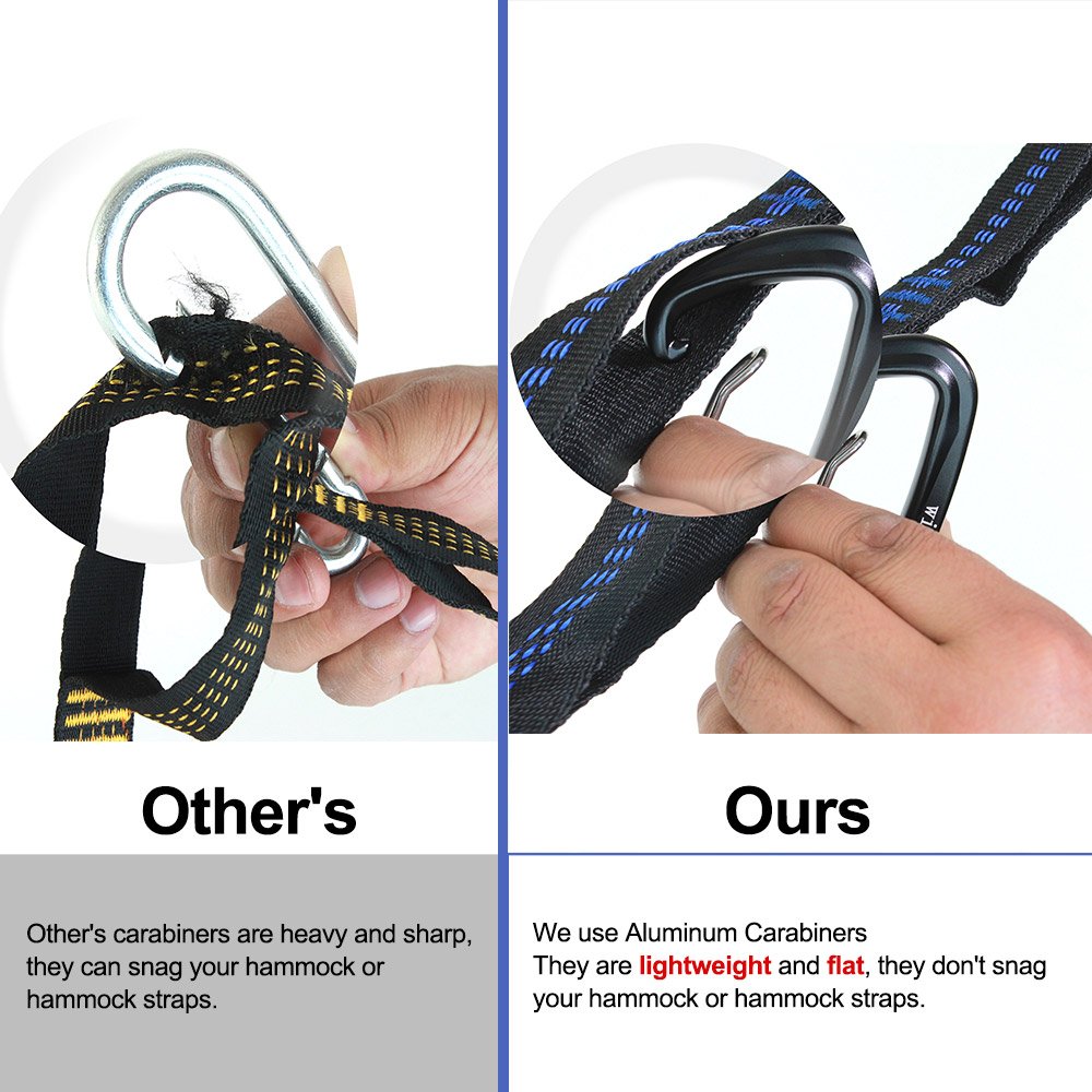 Winner Outfitters Single & Double Camping Hammock With Tree Straps