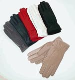 Womens Driving Gloves - Fleece Lined Spandex by Isotoner