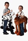 Making Believe 48026-48029 Plush Ride-On Cow and Horse