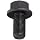 Grade 8 Steel Flange Bolt, Phosphate & Oil Finish, Hex Head, UNF Threads, Hex Head, Meets IFI-111 (2002)/SAE J429 (1999)/ASTM B633 Specifications, 1/2"-20 Thread Size, 1" Length, Fully Threaded, Pack Of 10