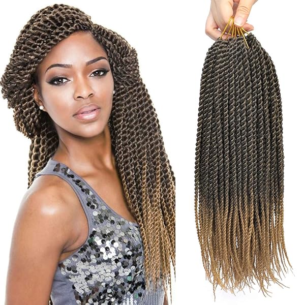 Befunny 8packs 22 Inch Crochet Braids Senegalese Twist Crochet