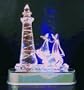 Creative Motion 11493 - Battery-Operated Color Changing Crystal Light House Lamp