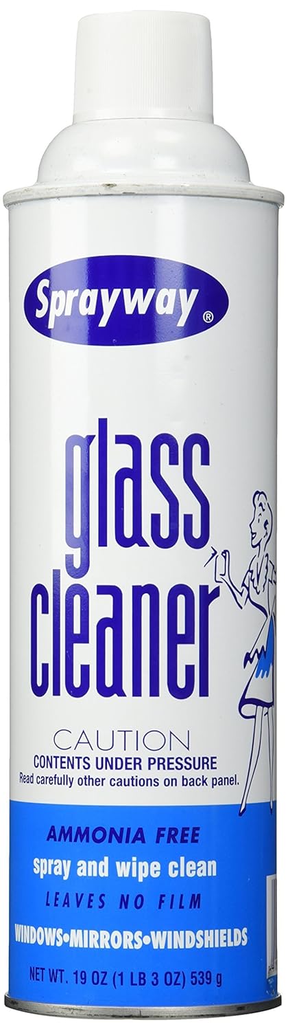 Amazon.com: Sprayway Glass Cleaner Aerosol Spray, 19 oz: Health ...