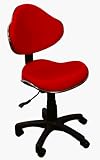 Fabric Ergonomic Task Home Office Computer Chair, Red
