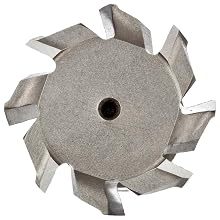 Niagara Cutter TS109 T-Slot Shank Type Cutter, High Speed Steel, Uncoated (Bright), Weldon Shank, 10 Helix Angle, 1-15/32" Cutter Diameter, 8 Tooth, 5/8" Width