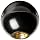 DimcoGray Black Phenolic Ball Knob Female, Brass Insert: 1/2-20" Thread x 5/8" Depth, 1-3/8" Diameter x 1-19/64" Height x 5/8" Hub Dia  (Pack of 10)