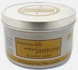 Aroma Paws 184 - Travel Tin Candle - Honeysuckle Jasmine - 8 Oz