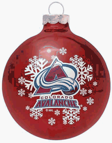 Buy Colorado Avalanche Ornament - Traditional by Sports Memorabilia LLC