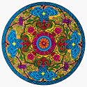 Floral Mandala Auto Glass Sticker