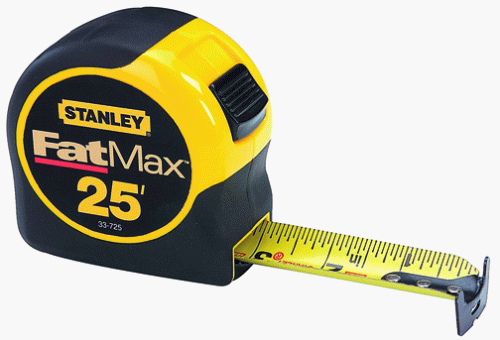 Stanley 33-725 25-Foot Fat Max Tape Measure