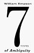 Seven Types of Ambiguity