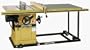 Powermatic 1660750K Model 66 10-Inch Left Tilt 5 Horsepower Cabinet Saw with 50-Inch Accu-Fence, 2 Cast Iron Extension Wings, Table Board, and Legs, 208/230-Volt 3 Phase