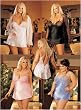 Charmeuse and Sheer Net Baby Doll By Shirley of Hollywood