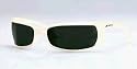 Arnette Slide (AN4007) White/Dark green Sunglasses (AN4007-08)