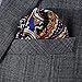 HISDERN Men's Paisley Pocket Square Handkerchief