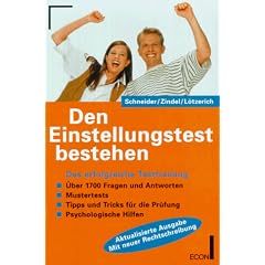 Den Einstellungstest bestehen