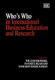 Review Edward Elgar Publishing  / Who's Who in International Business Education and Research