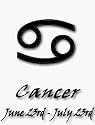 Astrology Cancer 1** Sheet of 21 stickers 6.3 x 3.8cm**