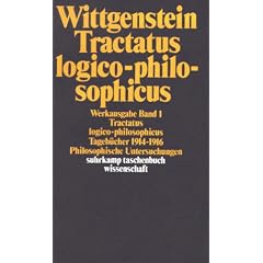 Suhrkamp Taschenbuch Wissenschaft Nr. 501: Tractatus logico-philosophicus / Tageb�cher 1914-1916 / Philosophische Untersuchungen