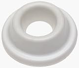 Hb Ives White Rubber Wall Doorstop 411R-W