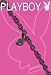 Officially Licensed PLAYBOY HEMATITE PAVE BUNNY HEAD CHARM BRACELET