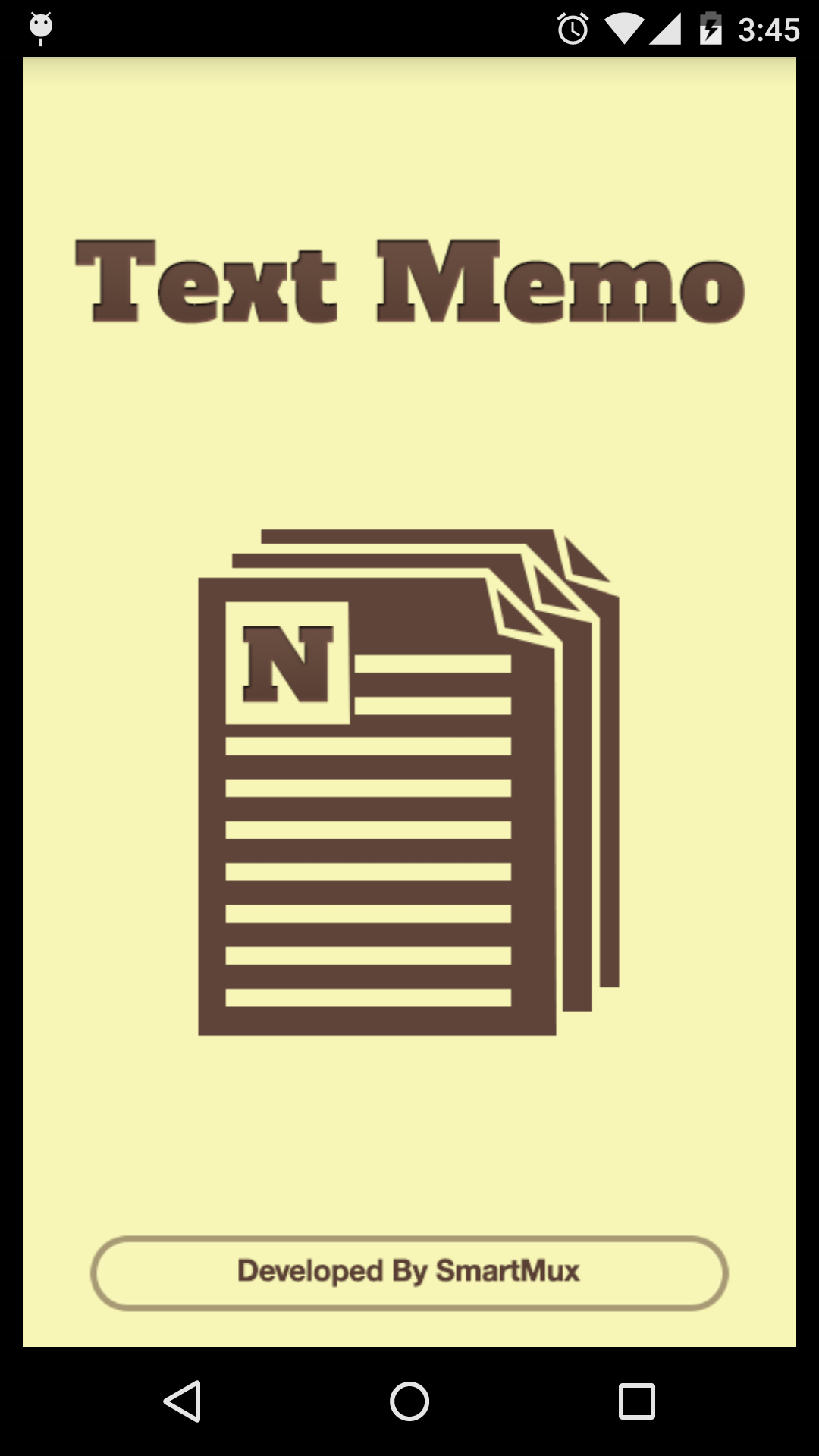 Text Memo Appstore for Android