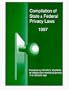 Compilation of State and Federal Privacy Laws: 1997