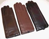 Womens Stretch Leather Fleece Lined Gloves by ISOTONER