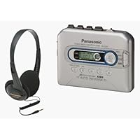 Panasonic RQ-E20V Portable Cassette Player with Auto Reverse